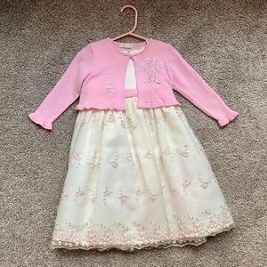 💗 CINDERELLA flower dress & sweater 💗